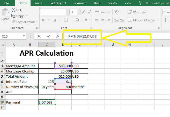 How to Calculate APR in Excel