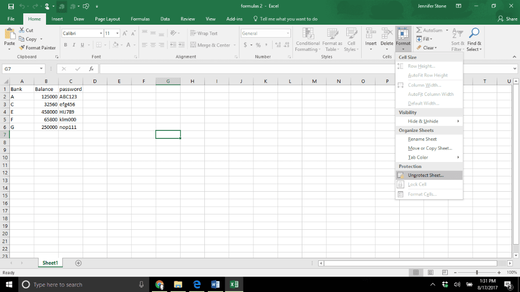 How to Unprotect A Workbook And Worksheet In Excel - Earn and Excel