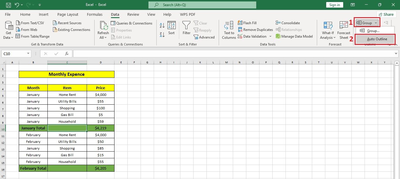 How To Create Collapsible Rows In Excel A Step By Step Guide Earn And Excel 1224