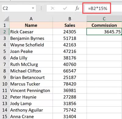 How to Apply Formula to Entire Column Excel – Fill a Formula Down into ...