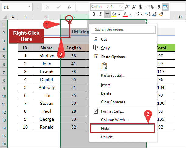 How to Collapse Columns in Excel – Microsoft Excel Tricks and Tips ...